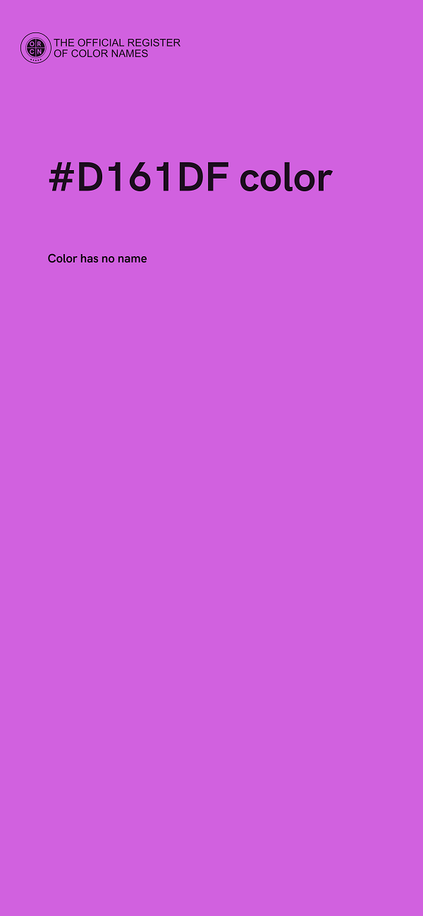 #D161DF color image