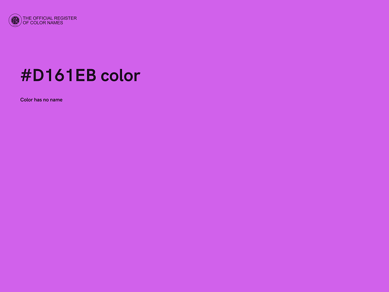 #D161EB color image