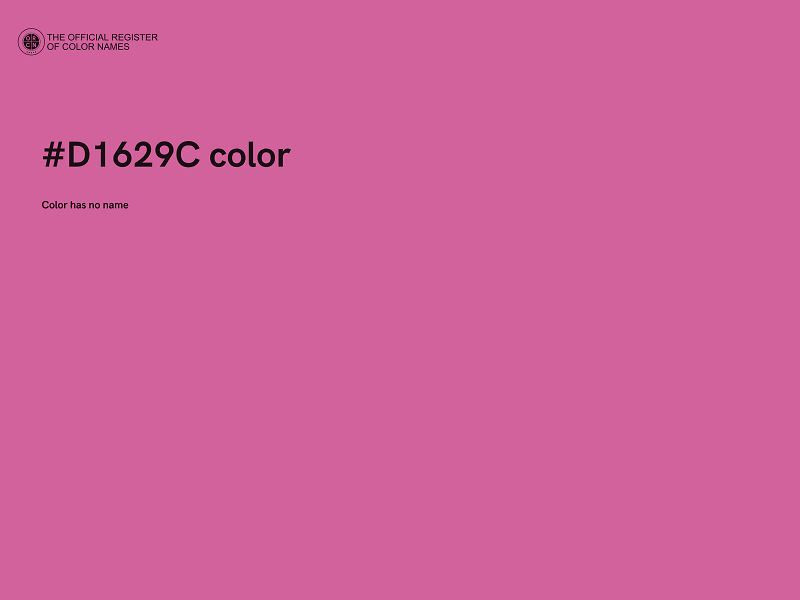 #D1629C color image