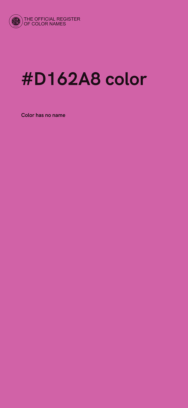 #D162A8 color image