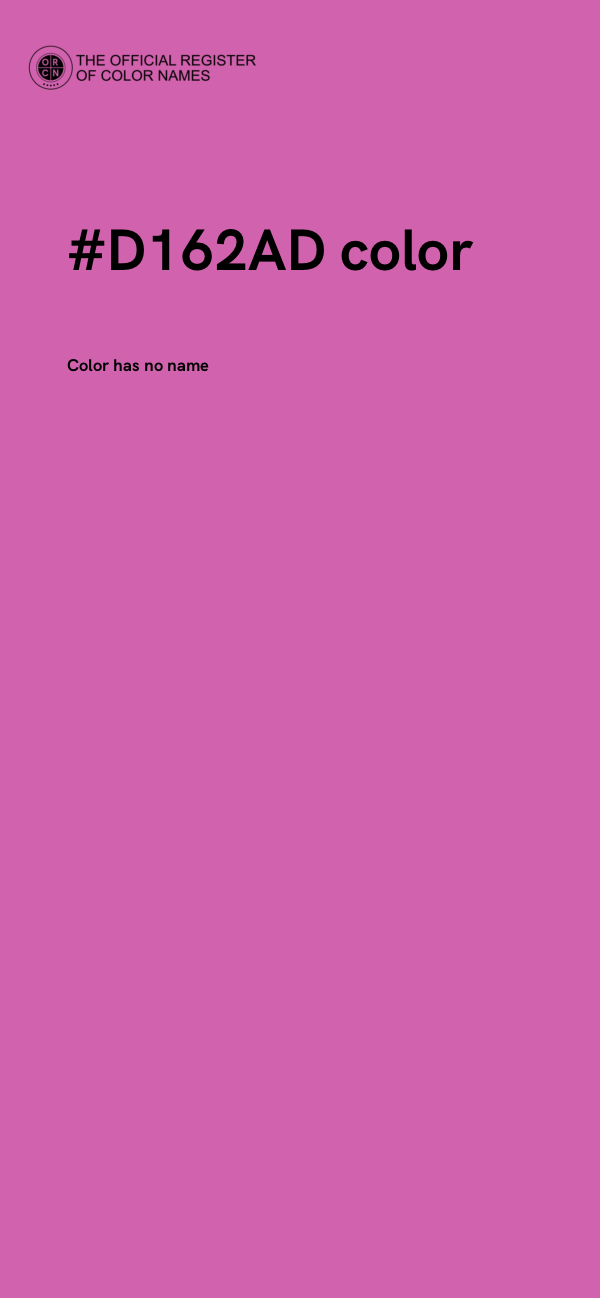 #D162AD color image