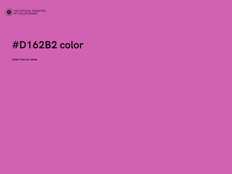 #D162B2 color image
