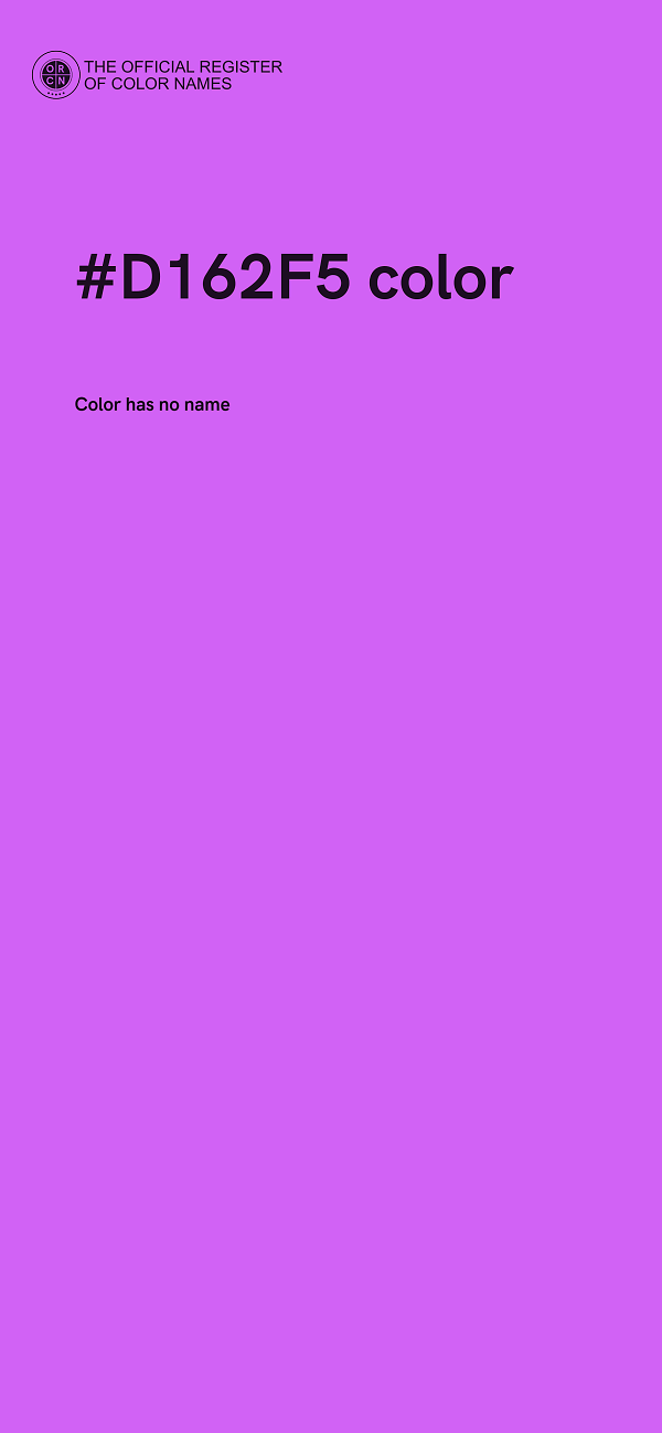 #D162F5 color image