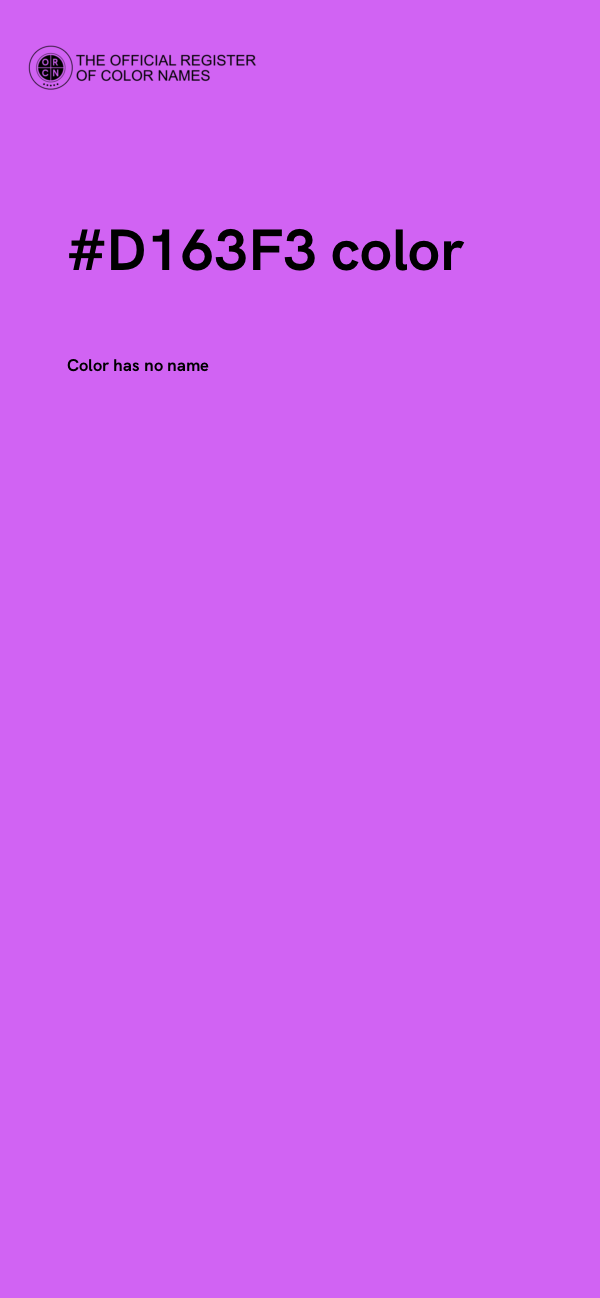 #D163F3 color image