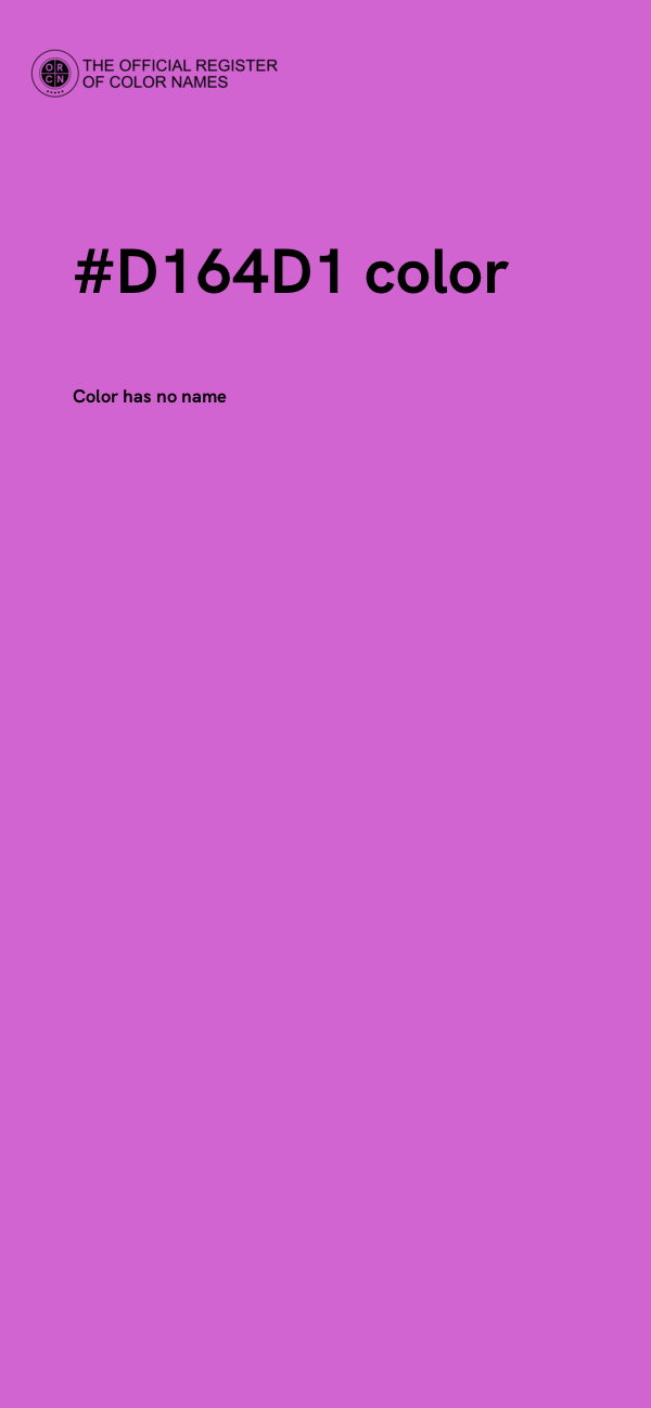 #D164D1 color image