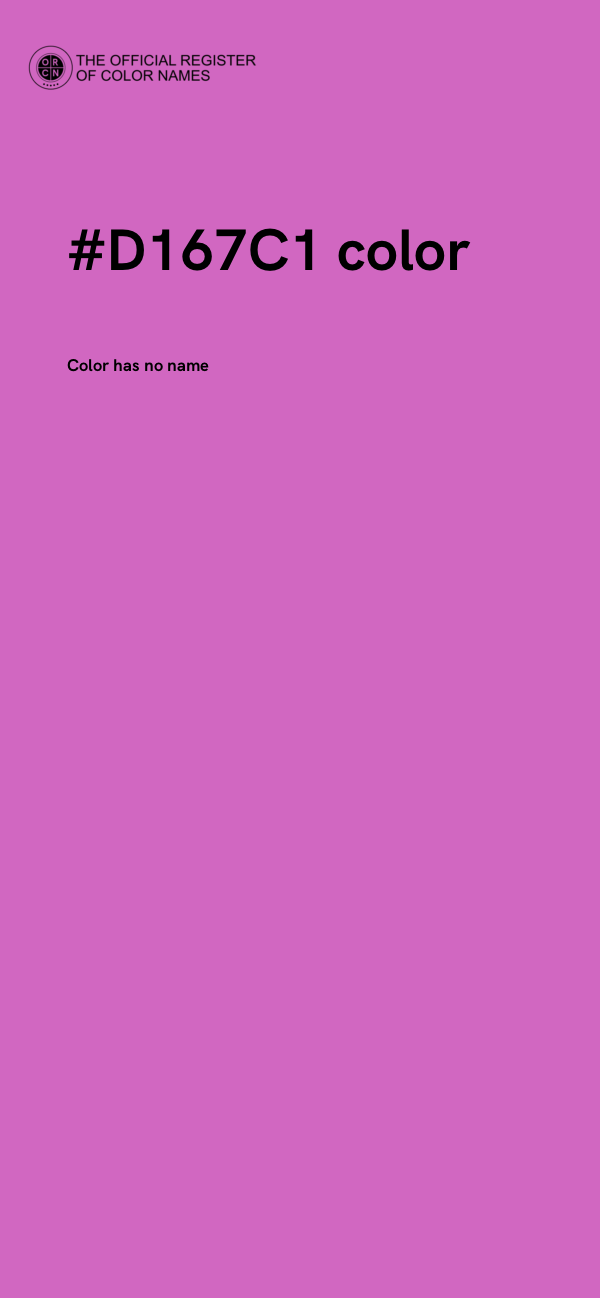 #D167C1 color image