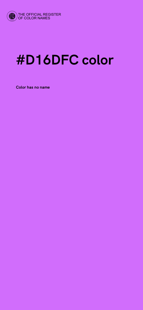 #D16DFC color image