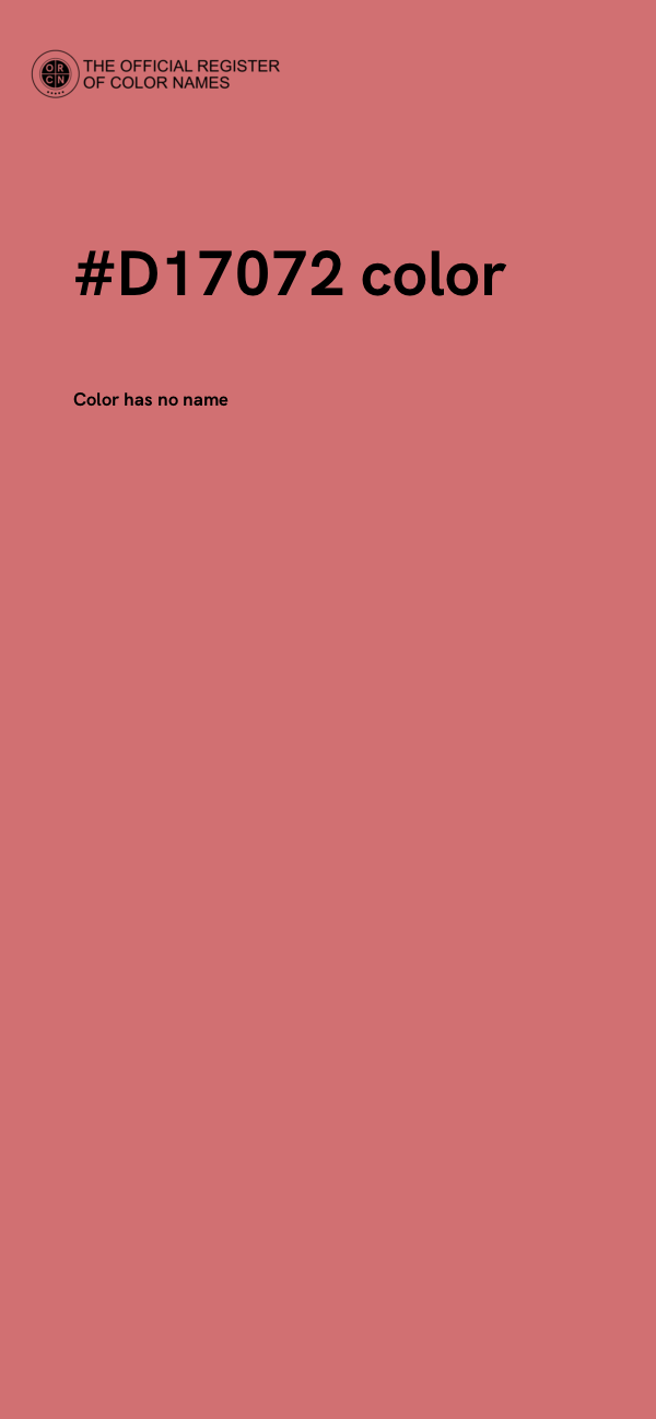 #D17072 color image