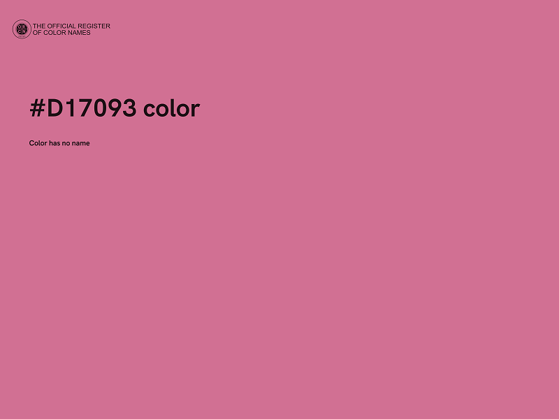 #D17093 color image