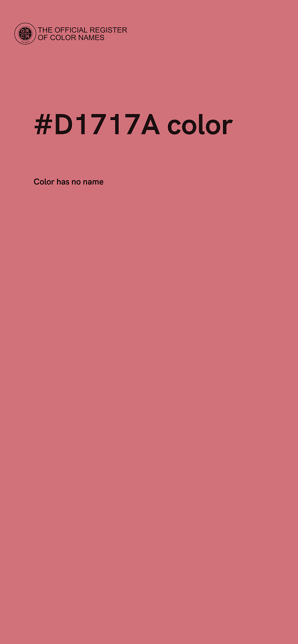 #D1717A color image