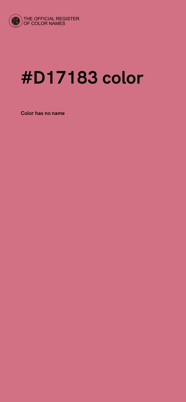 #D17183 color image