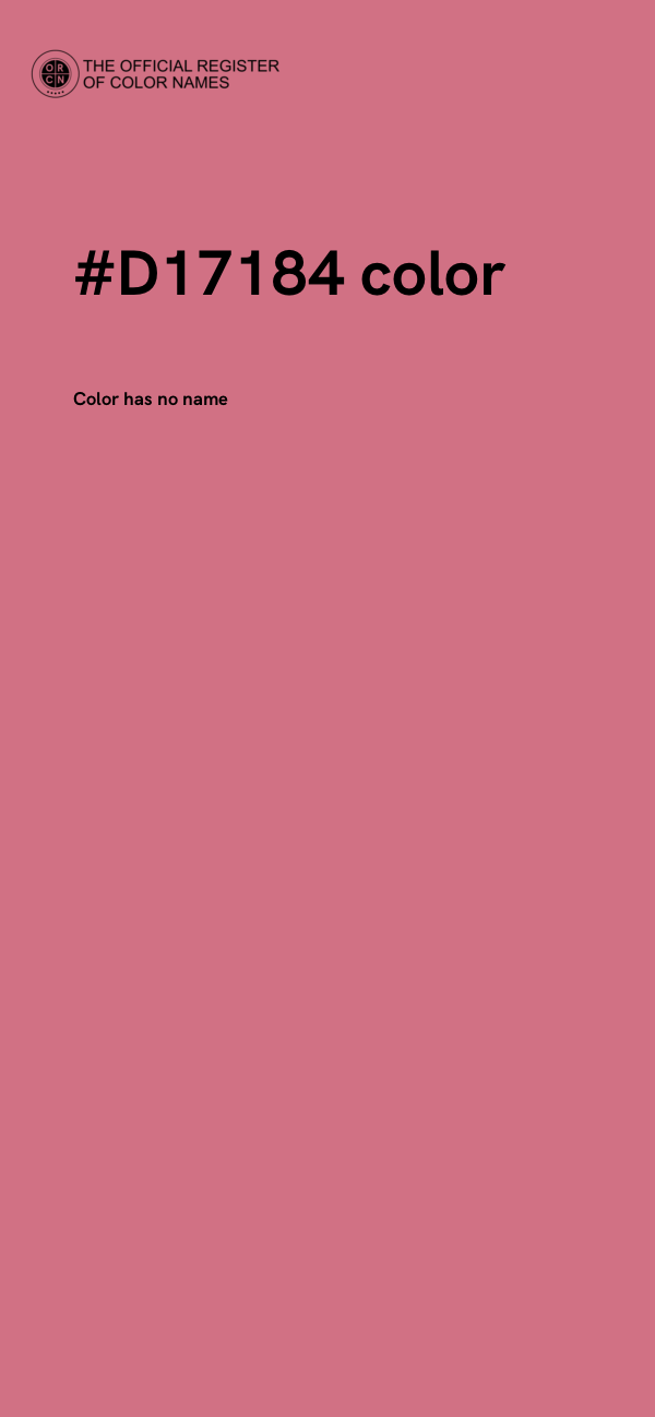#D17184 color image