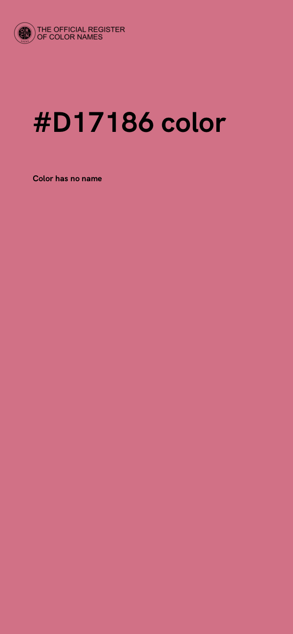 #D17186 color image