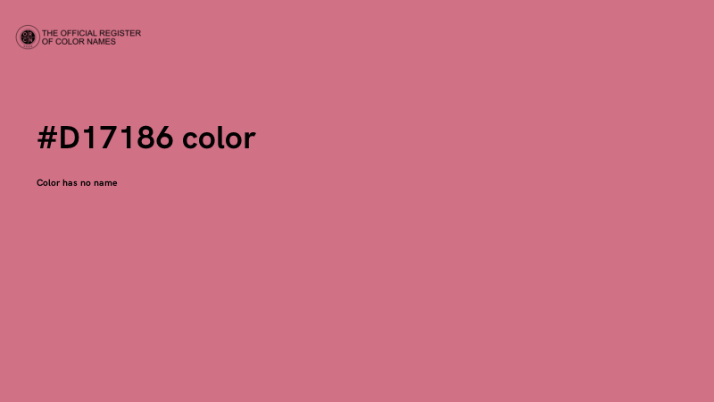 #D17186 color image