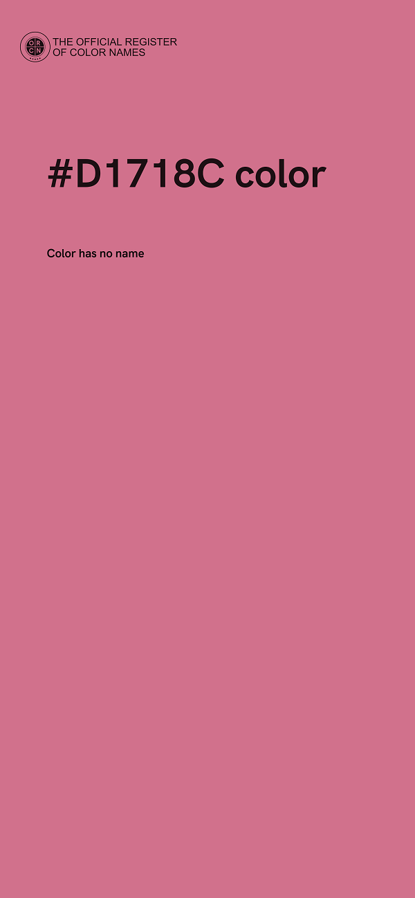 #D1718C color image