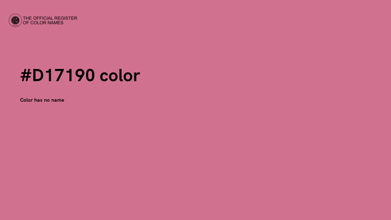 #D17190 color image