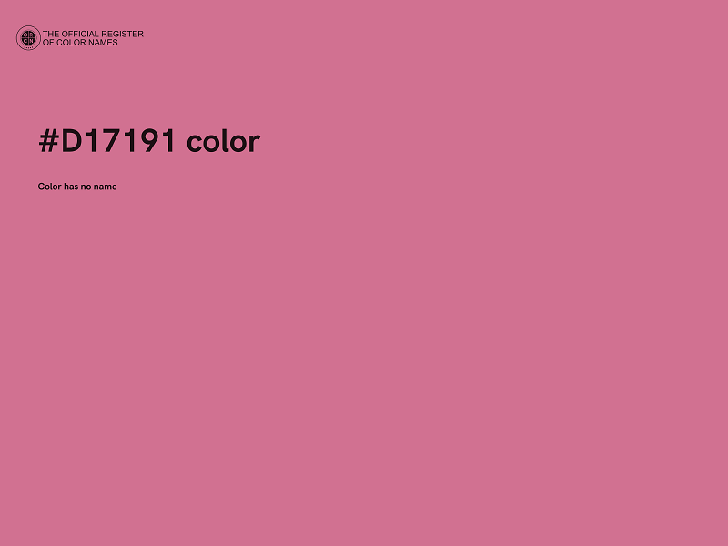 #D17191 color image