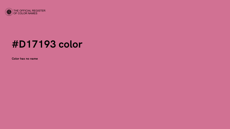 #D17193 color image