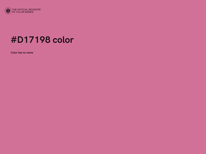 #D17198 color image