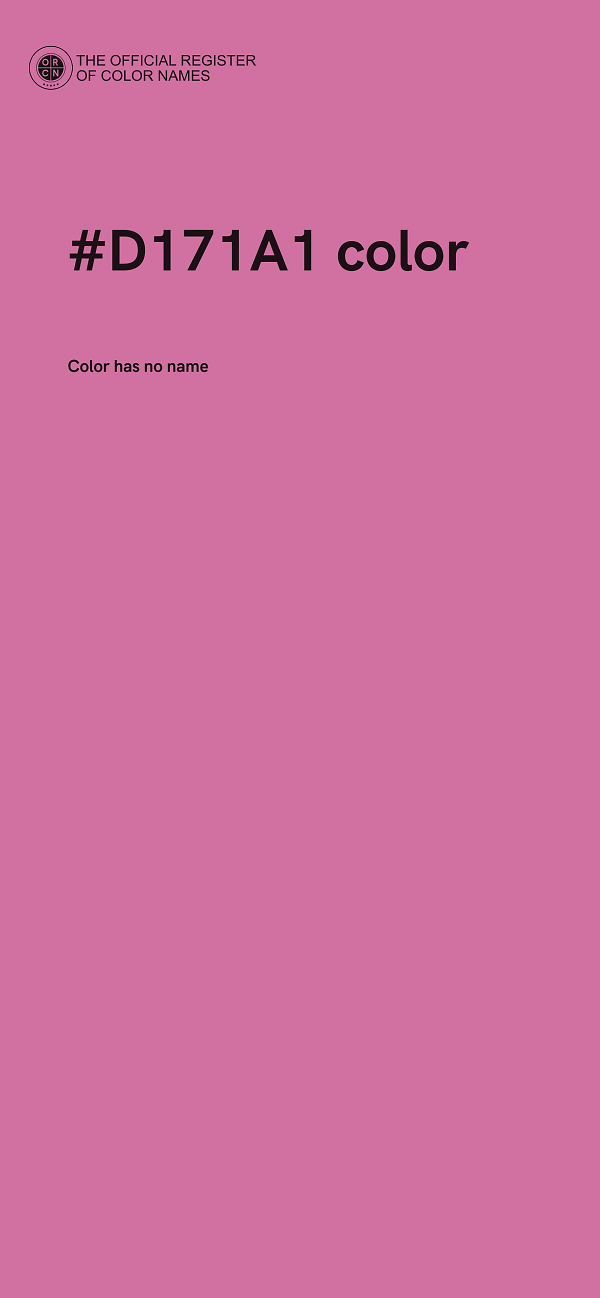#D171A1 color image
