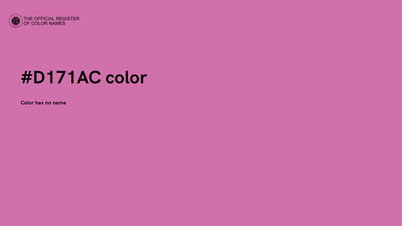 #D171AC color image