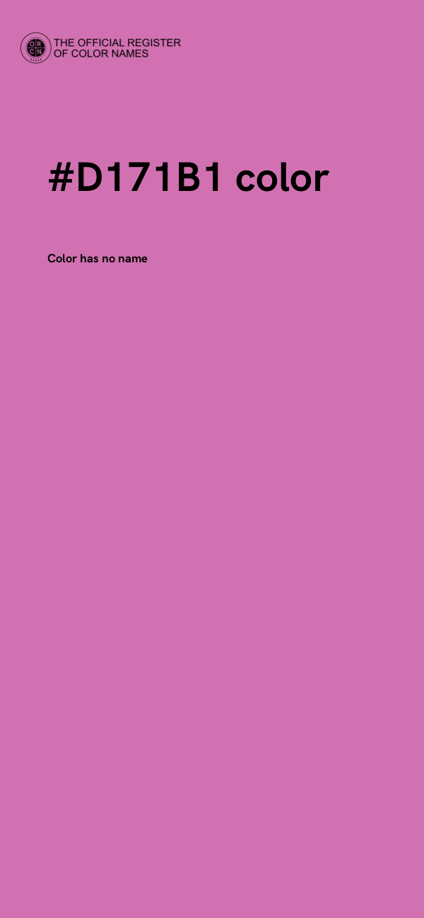 #D171B1 color image