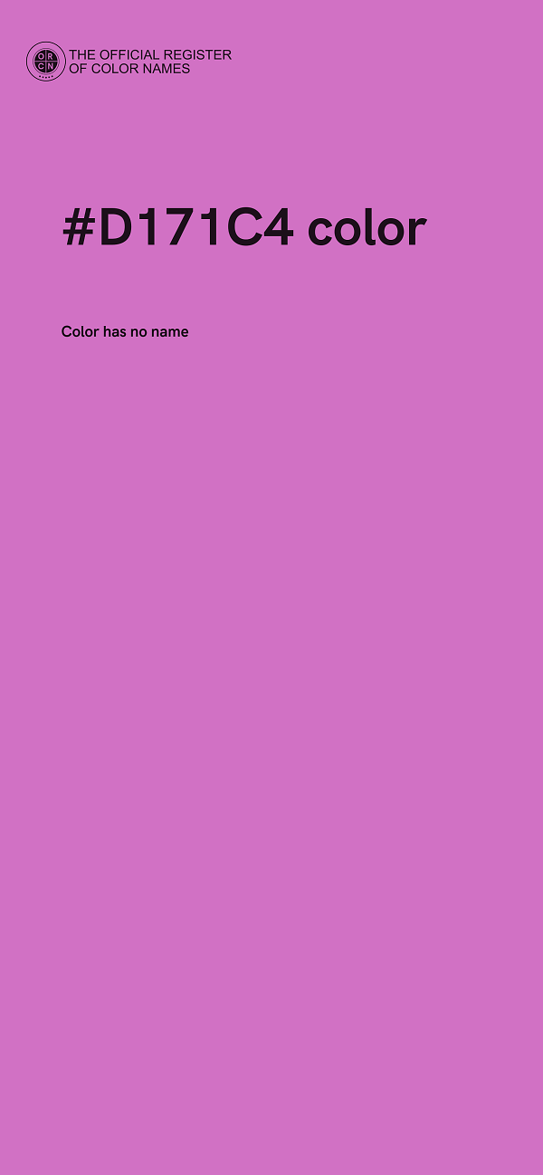 #D171C4 color image