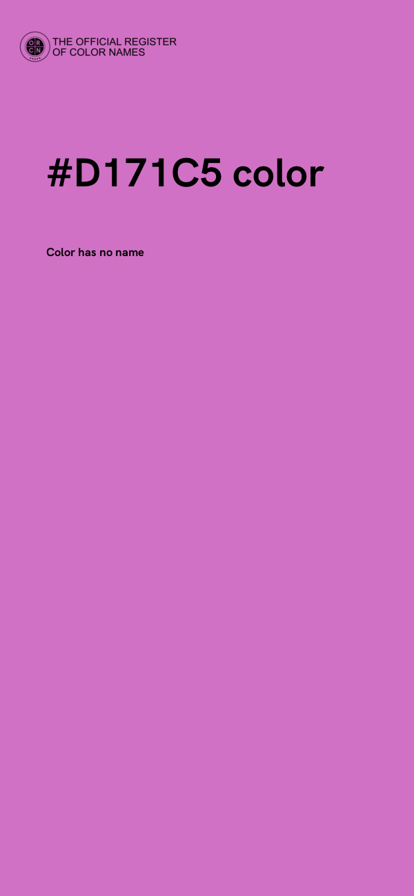 #D171C5 color image