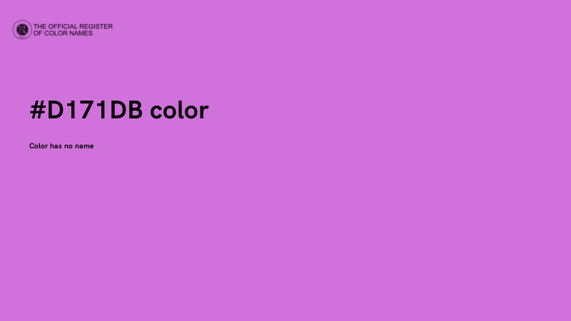 #D171DB color image