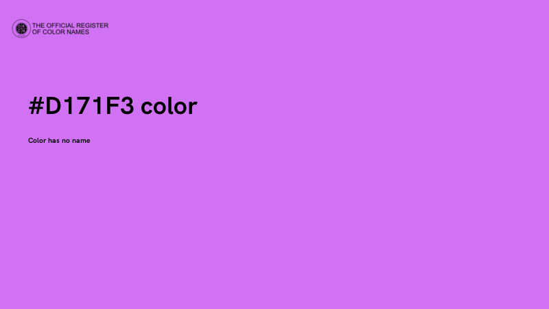 #D171F3 color image