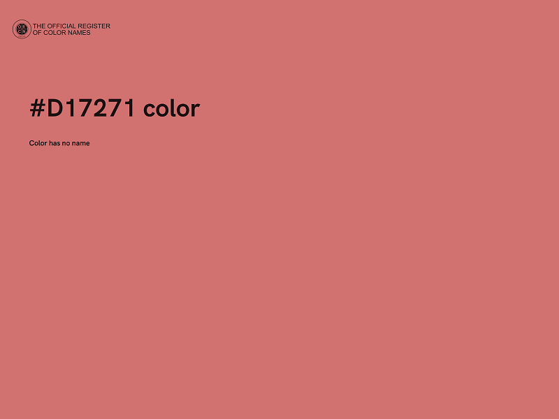 #D17271 color image