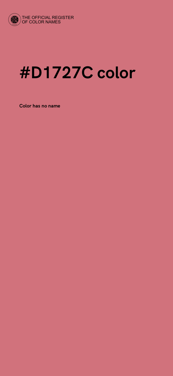 #D1727C color image