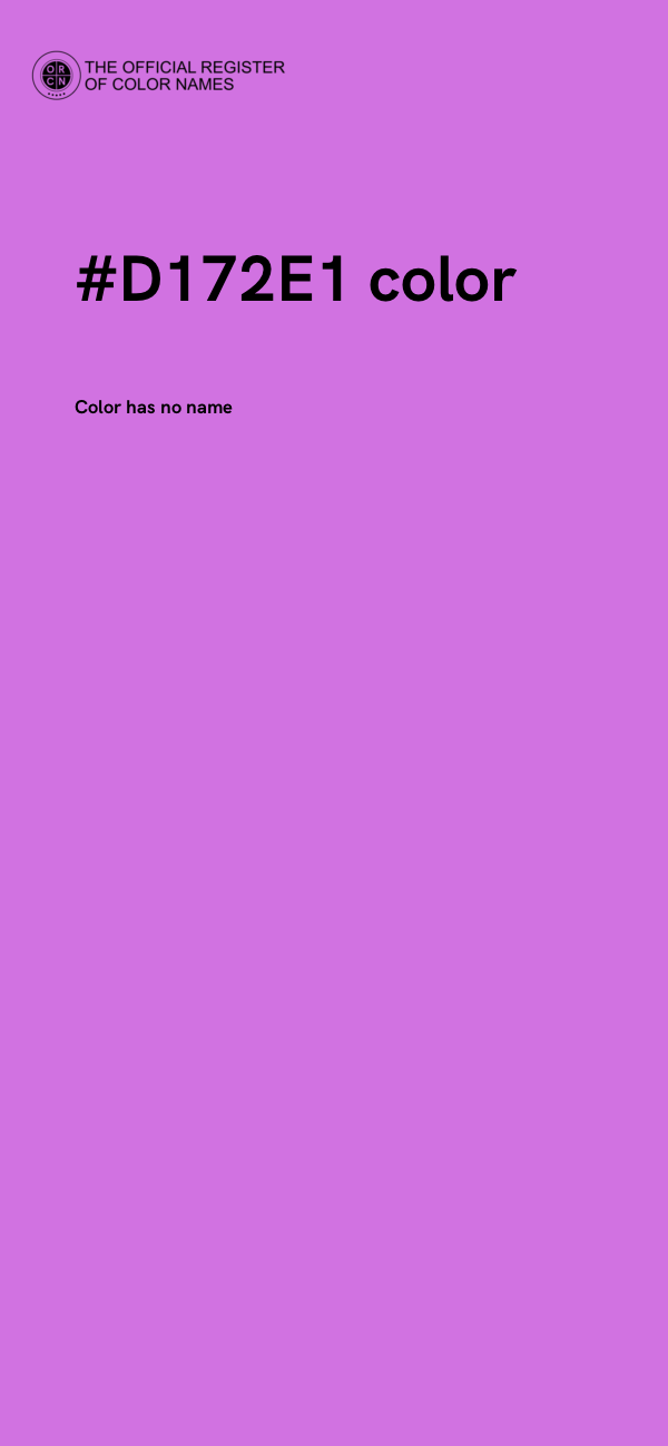 #D172E1 color image