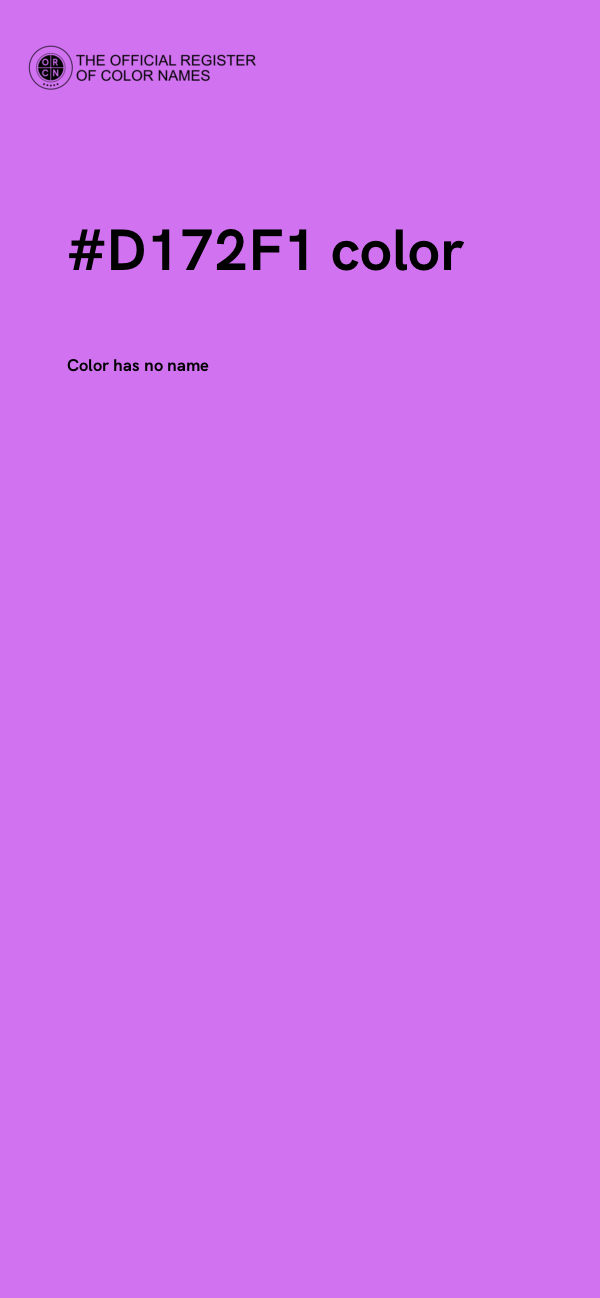 #D172F1 color image