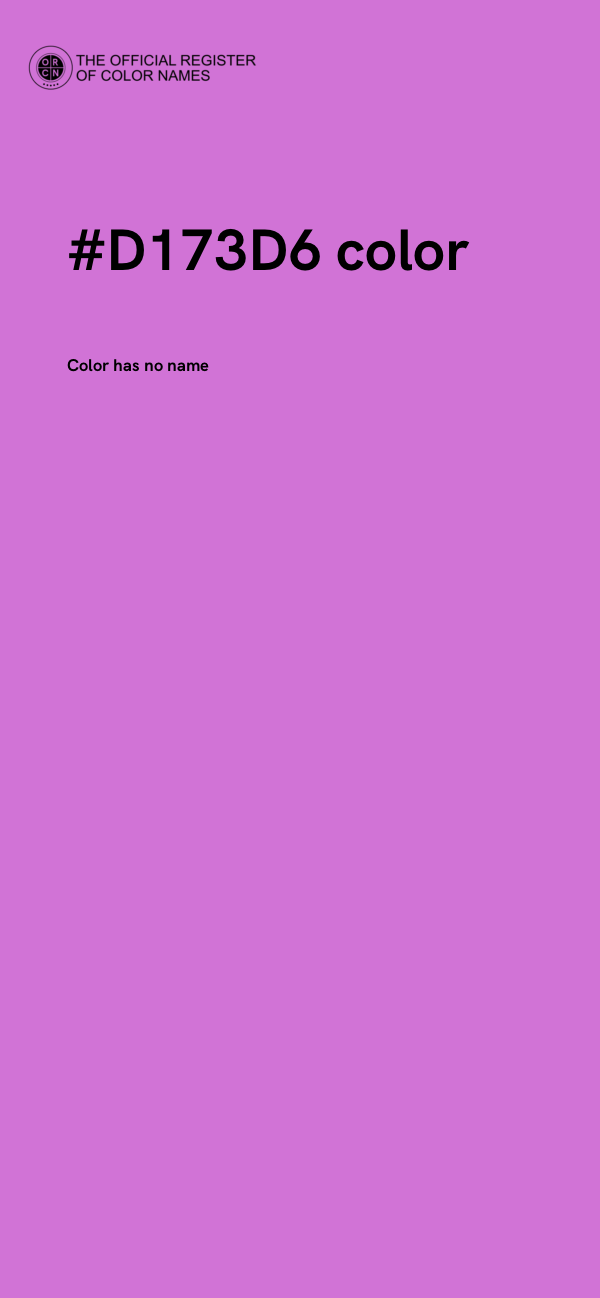#D173D6 color image