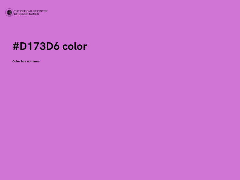 #D173D6 color image