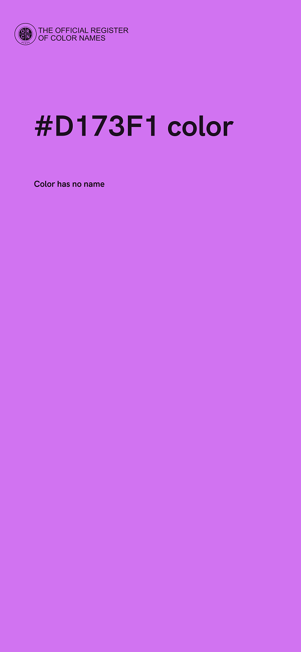 #D173F1 color image