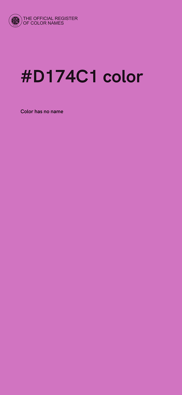 #D174C1 color image