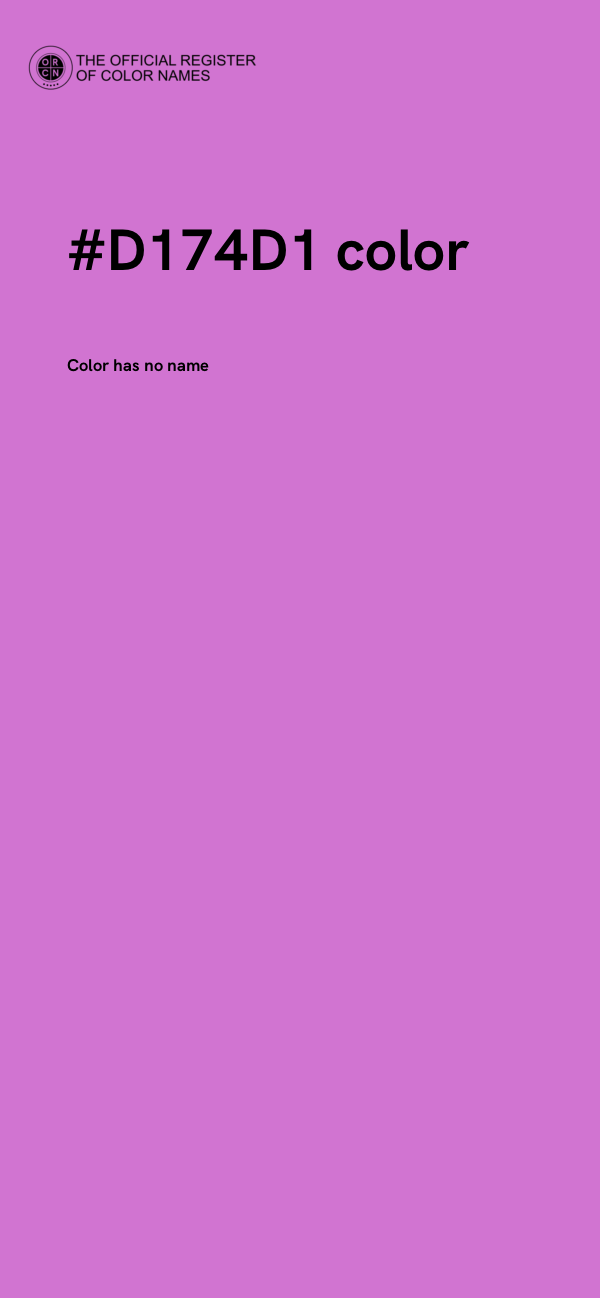 #D174D1 color image