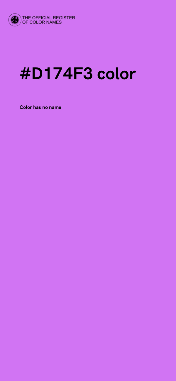 #D174F3 color image
