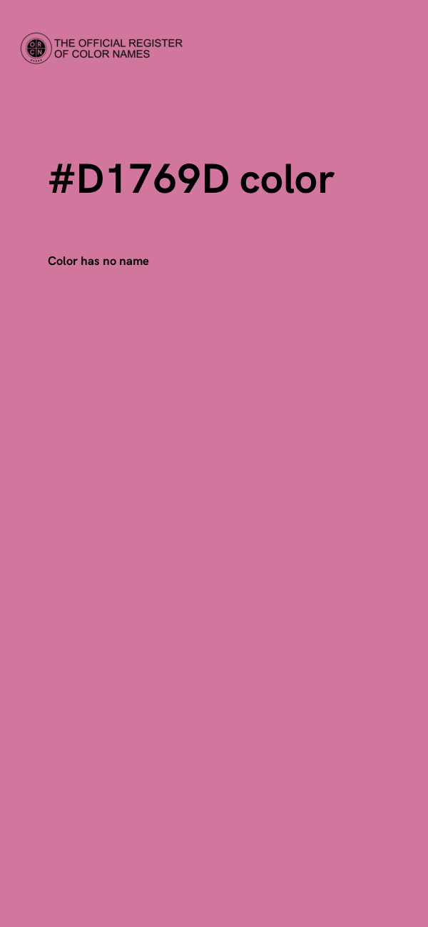 #D1769D color image