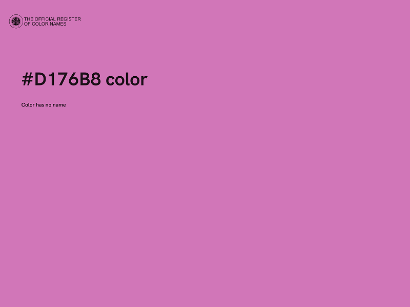 #D176B8 color image