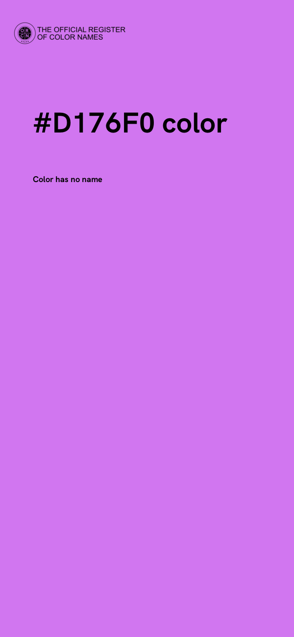 #D176F0 color image