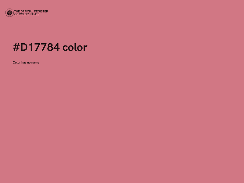 #D17784 color image