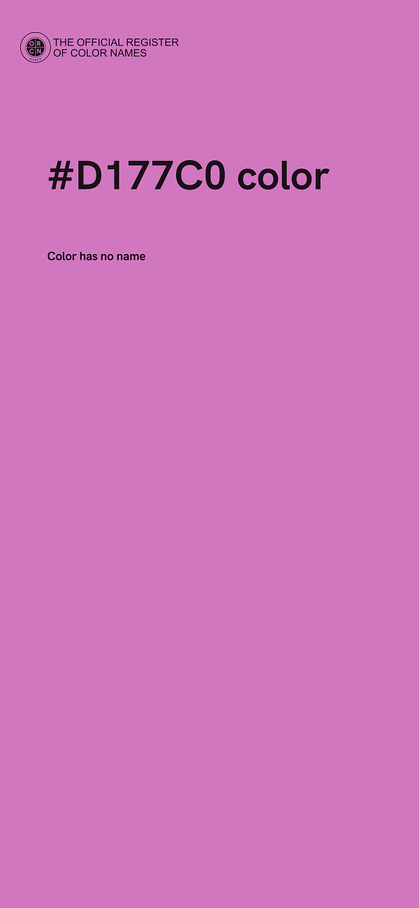 #D177C0 color image