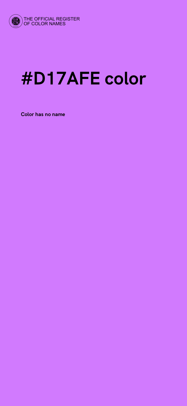 #D17AFE color image