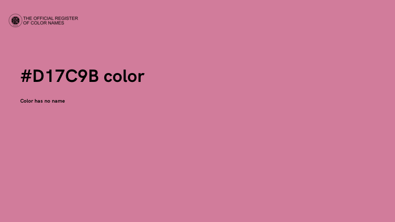 #D17C9B color image