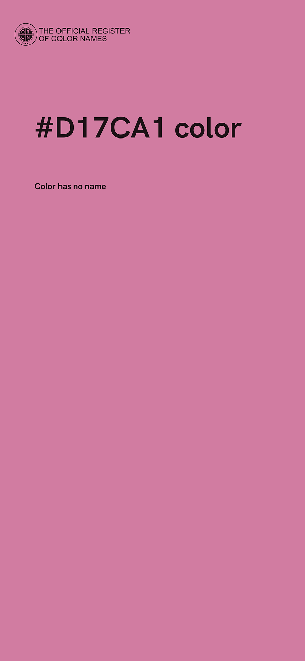 #D17CA1 color image
