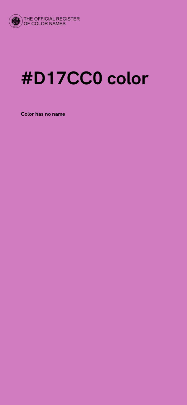 #D17CC0 color image