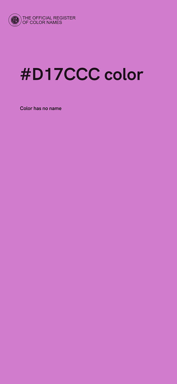 #D17CCC color image